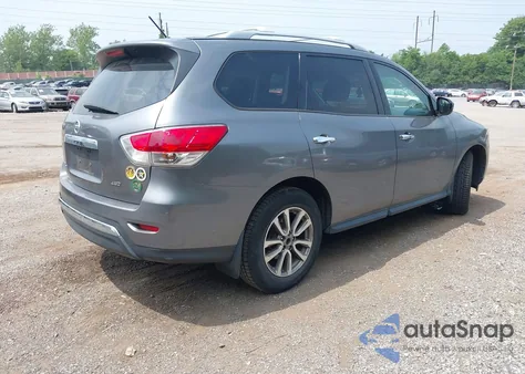 2015 Nissan Pathfinder S из США, поврежденный, VIN 5N1AR2MM2FC678352